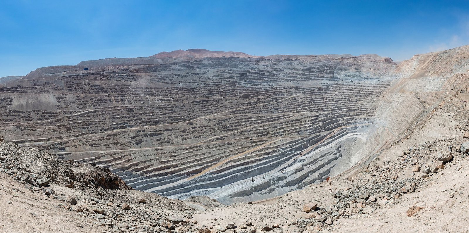 Open-pit copper mine